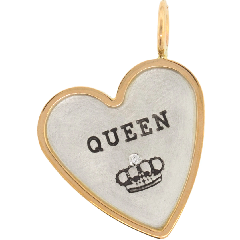 Queen Heart Charm